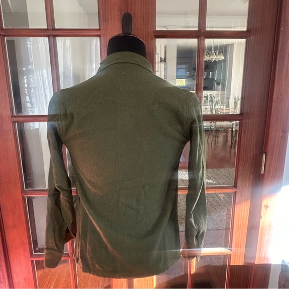Vintage US Army 1970's Olive Green 108 Shirt Man’s Field X Small - Picture 13 of 13
